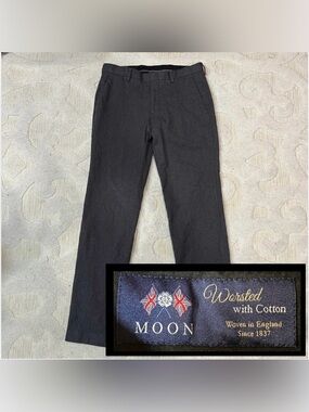 J Crew Ludlow Trousers Men's 31x31 Gray Moon Worsted Wool Cotton Blend Preppy